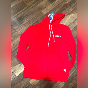 Prince pickleball red hoodie NWT unisex classic casual athletic active spring